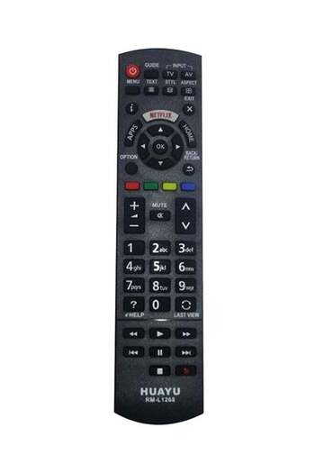 erorex Replacement Remote Control For Panasonic Netflix TV Black
