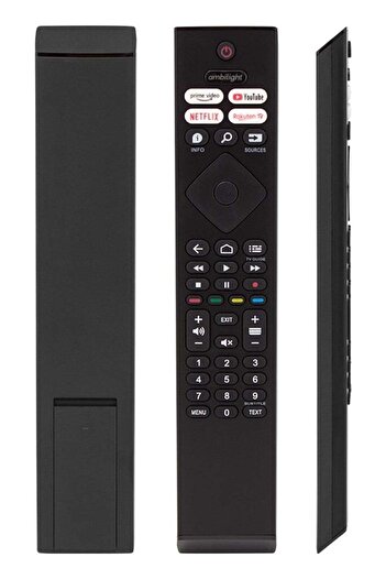 erorex جهاز التحكم عن بعد Philips Ambilight Netflix-Youtube-Prime Video-Rakuten TV Button TV LCD LED 122020