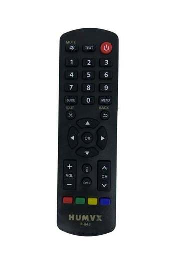 erorex Remote Control For Humax Hd Tv Black