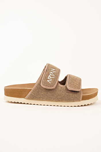 Polomia Comfort Ανδρικές παντόφλες Aryan - Μαλακό σουέτ, Λινό Look, Ανατομική Άνεση, Σόλα Eva, Rocky
