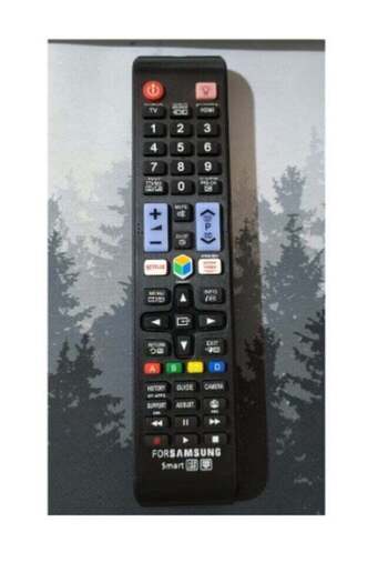 erorex Universal Smart Tv Remote Control Replacement For Samsung Black