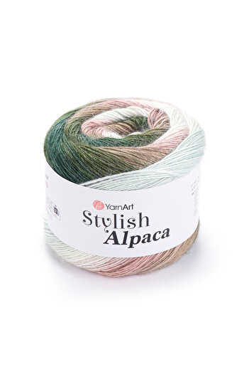 Yarnart EBRULI Κομψό νήμα πλεξίματος Alpaca - 7702