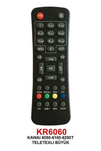 erorex Kawai Satellite Receiver Remote 2303-B1
