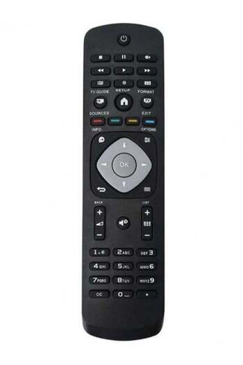 erorex Universal Philips TV Remote Control Black