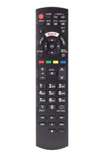 erorex Huayu Kl RM-L1268 Panasonic Netflix LCD TV Remote (With Brister)