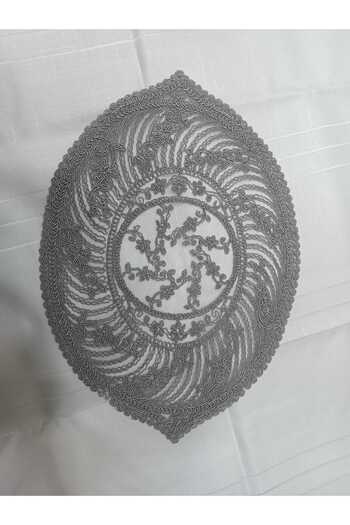 S.Y Embroidered Tray Cover with Cord