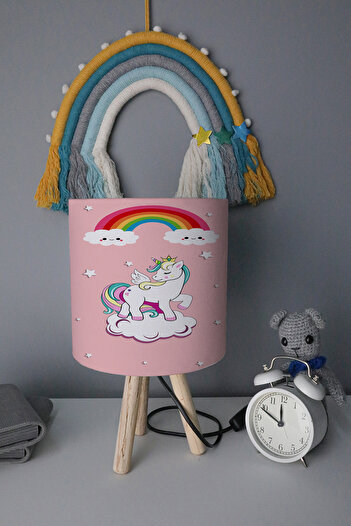 BelezaHome Pony Pink Unicorn Decorative Children's Room Lampshade