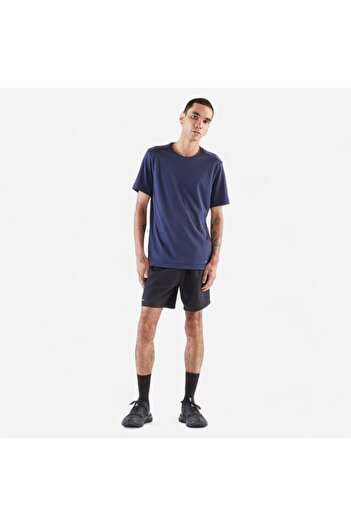 Decathlon Ανδρικό μπλουζάκι για τρέξιμο - Σκούρο μπλε - Kiprun Run 100 Dry