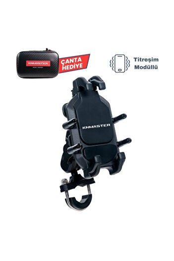 Knmaster TT-860 Titreşim Engelleyicili Tüm Motosikletlere Uyumlu Telefon Tutucu