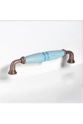 Porcellana Perla (9.6CM)-porțelan Dulap Sertar Bucătărie Baie Copii Mobilier Mâner Mâner Kulb Kulb Inci 96mm-stk3940