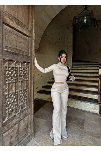 LOVELYSTORE Önü Damla Detaylı Kaşkorse Takım