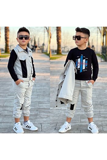 Bisahane Men's Vest Suit