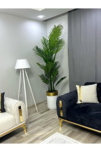 İremÇiçekçilik Yapay Çiçek Uygula Yapay Ağaç Salon Çiçeği 200 Cm 18 Yaprak