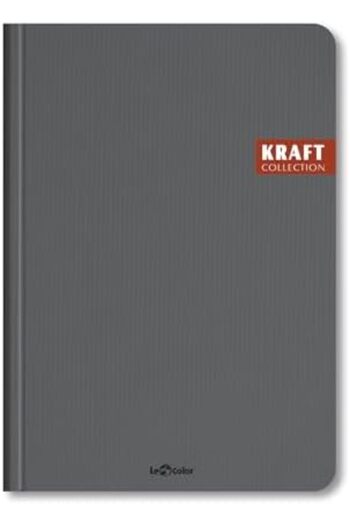 STOREMAX Snshop Color Kraft Office Notebook Checkered Gray 467437