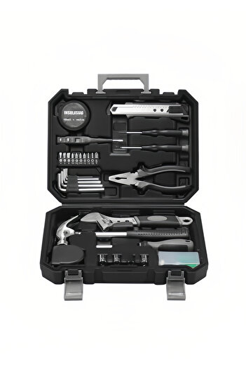 fulina Home Tool Set,DIY Accessory 60-Piece Home Repair Set,Ergonomic Design,for Home/Automotive Repair