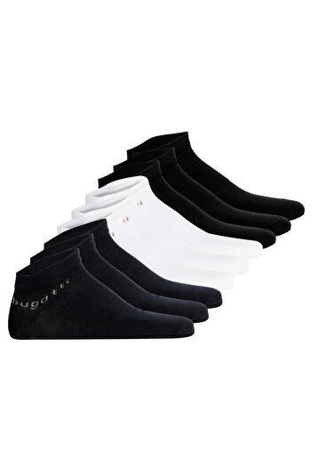 BUGATTI Herren Sneakersocken 9er Pack - Socks Soft Cotton Uni Basic