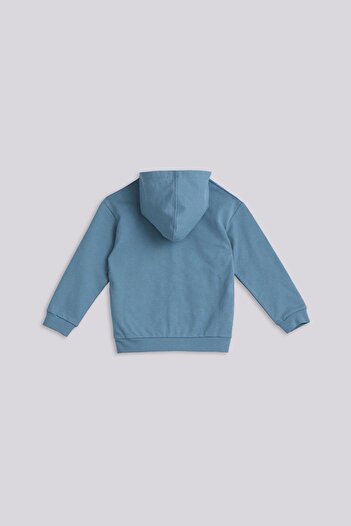 Nebbati Basic BG Store Erkek Çocuk Mavi Eşofman Üstü