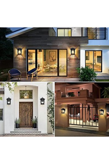 COOYA Solar Wall Light, Outdoor Waterproof Wall Light with 3 Lighting Modes and Motion Sensor