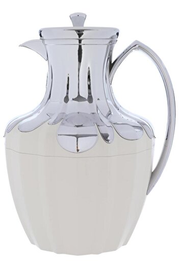 ALSAIF Shaden Steel Thermos 1 Liter Silver