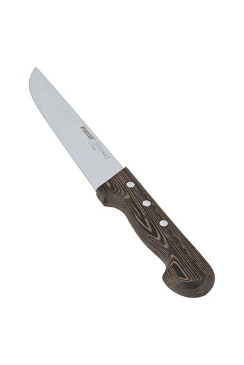 ALSAIF Steel Knife 19 Cm Engraved With Wooden Handle Brown