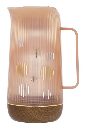 ALSAIF Harmony Pro Plastic Thermos 1 Liter Light Brown