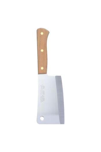 ALSAIF Stainless Steel Cleaver 6 Inches Wooden Handle Wooden