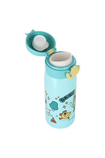 ALSAIF Plastic Water Bottle For Children 360 Ml Light Green