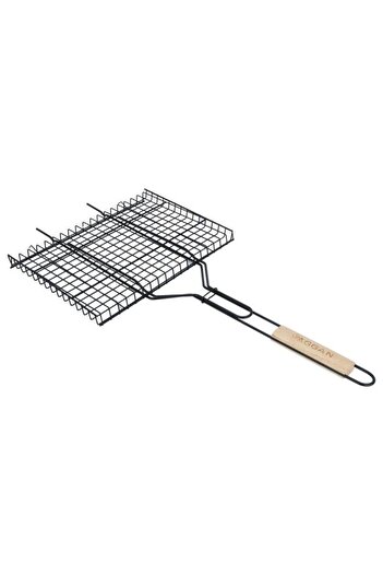 ALSAIF Steel Grill Grate 25 X 33 Cm Square Turkish Black