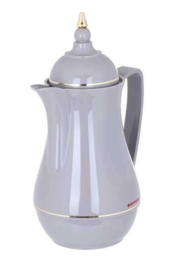 ALSAIF Rotpunkt Glass Thermos 0.5 Litres Plastic Body Grey