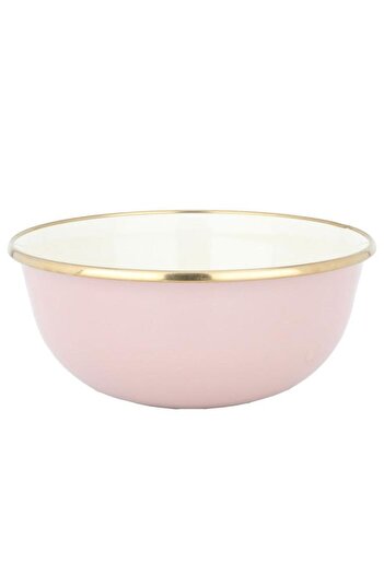 ALSAIF Steel Bowl 16 Cm Plastic Cover Light Pink