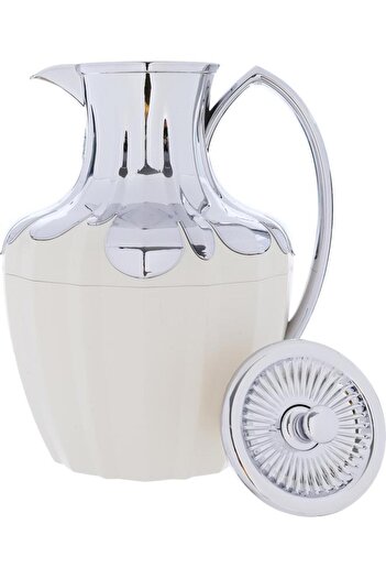 ALSAIF Shaden Steel Thermos 1 Liter Silver