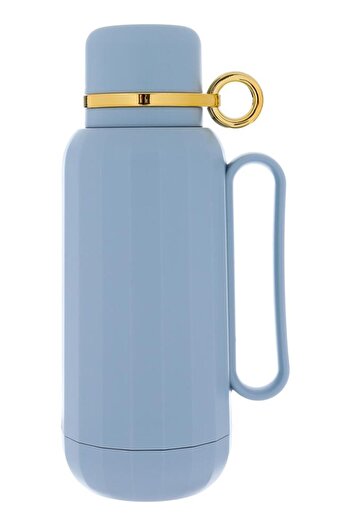 ALSAIF Rahal Plastic Thermos 1 Liter Dark Blue