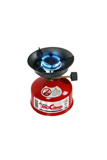 gaman 3 in 1 İksa Mocamp Çakmak Gazlı Pratik Kamp Ocağı - Piknik Ocağı + 3 Kanatlı Rüzgarlık Seti