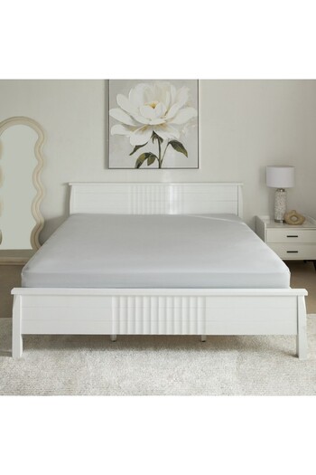 Home Box Essential Solid Cotton King Fitted Sheet