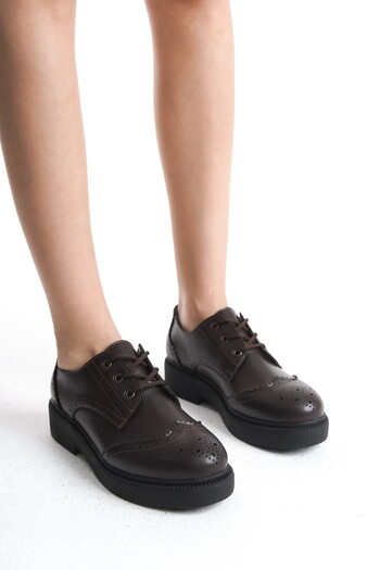 Modabuymus Παπούτσια Yampa Bitter Brown Color Oxford