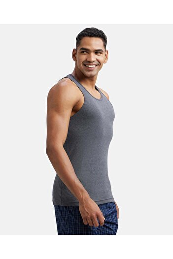 JOCKEY 24X7 Racer Back Tank Top 1467-01 Blue