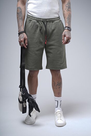 king brich Men's Shorts Bermuda - Regular Fit with Elastic Waist and Pockets
