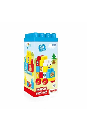 DOLU OYUNCAK NessiWorld 5023 - مجموعة مسار وكتلة مكونة من 20 قطعة