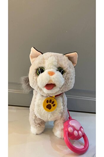 Magicway Müzikli Yürüyen Miyavlayan Yalayan Kuyruk Ve Başını Sallayan Ses Kaydını Tekrarlayan Peluş Kedi