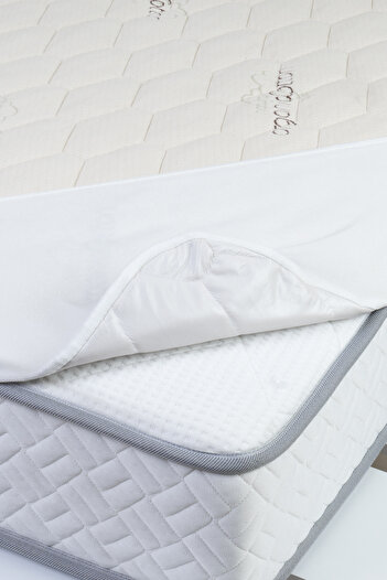 maison aura Mattress Pad Harappa Fitted Organic Cotton Liquid Proof Mattress Pad Mattress Mattress Protector
