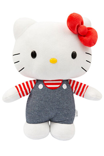 GIOCHI PREZIOSI Hello Kitty Sürpriz Peluş 30 Cm Kot Tulum
