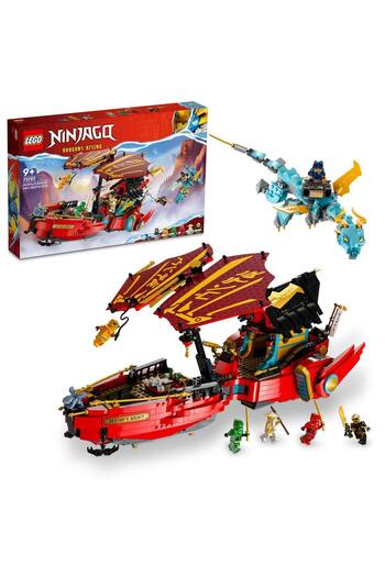 LEGO NINJAGO Destiny's Bounty 71797 - مجموعة إنشاء للأطفال (1739 قطعة) سباق للأغراض الزمنية