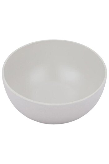 ALSAIF Painted Iron Pot 9 X 16 X 16 Cm Round Light Grey