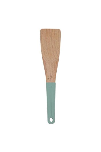 ALSAIF Wooden Spoon With Silicone Handle Green