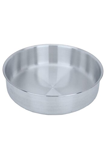 ALSAIF Aluminum Oven Tray 34 Cm Round Silver