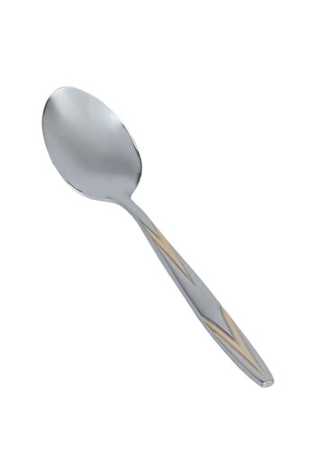 ALSAIF Tea Spoon Set 6 Pieces 15X3 Cm Gilded Engraving Silver