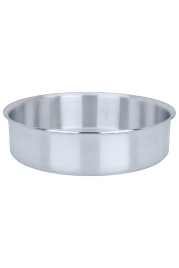ALSAIF Aluminum Oven Tray 32 Cm Round Silver