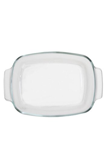 ALSAIF Glass Oven Tray 3.7 L Rectangle Clear