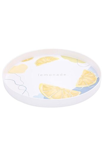 ALSAIF Plastic Tray Round White