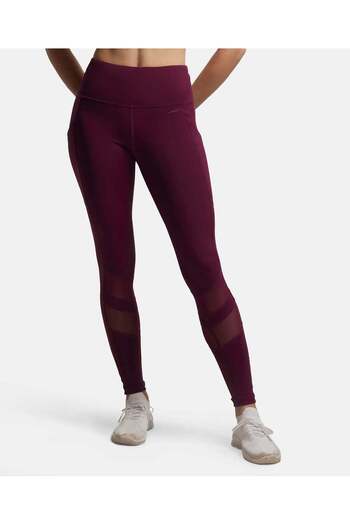 JOCKEY Move Women Slim Fit Leggings MW38-01 Red